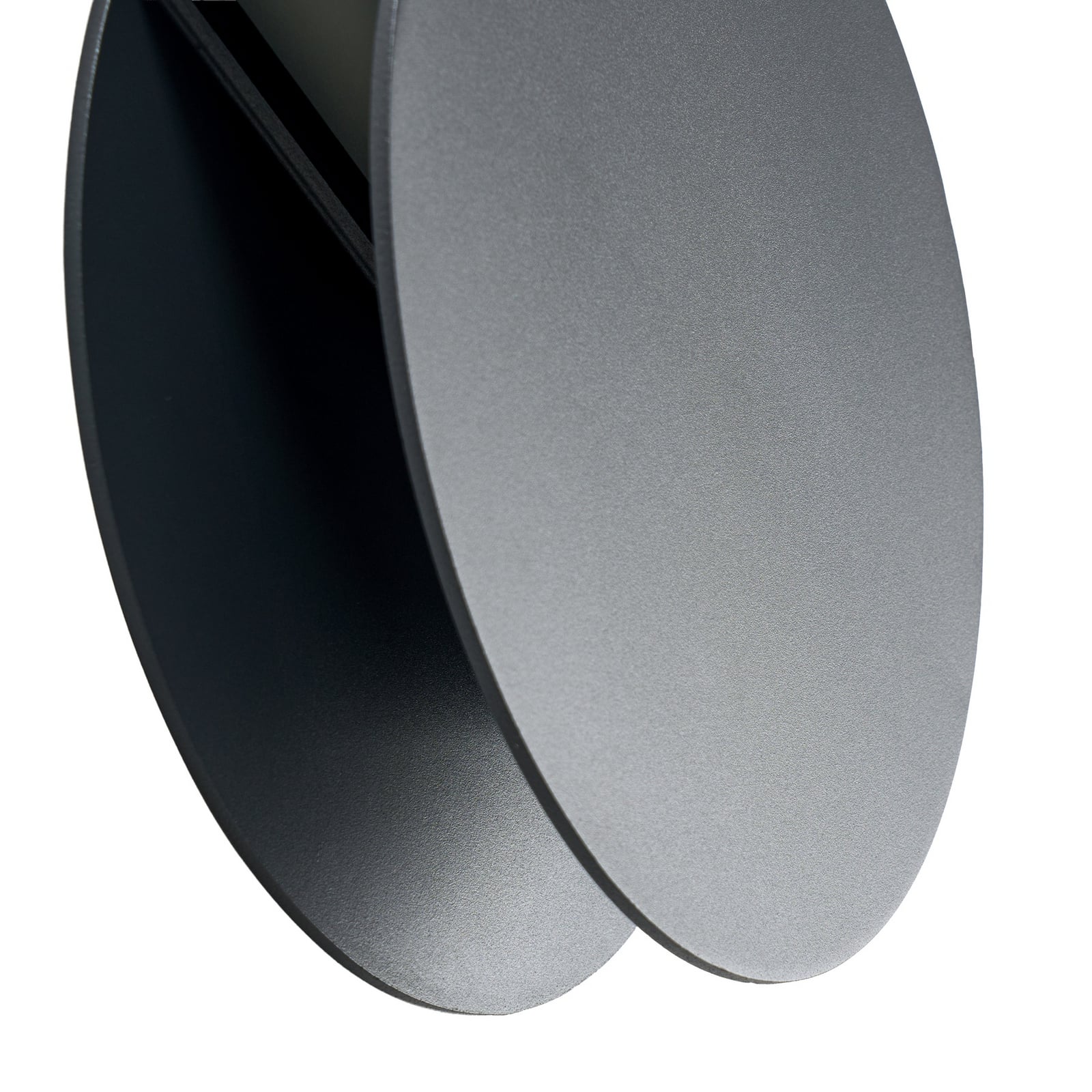 Lucande LED-Außenwandlampe Advero, anthrazit, Hausnummer CCT