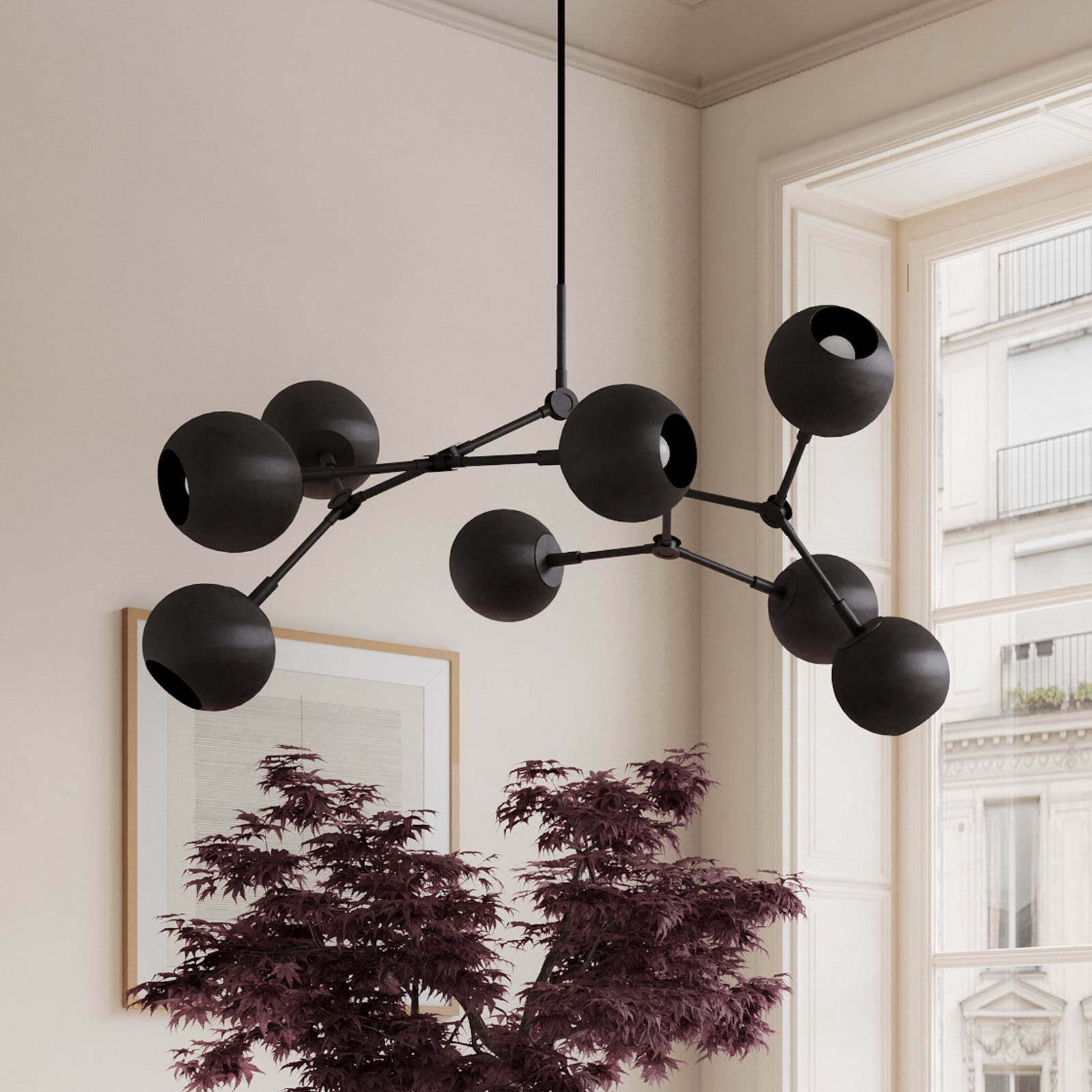 Lustre Drop Globe Mini noir - 101 Copenhagen