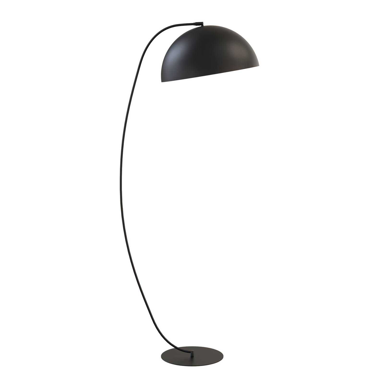 Stehlampe Arcos, schwarz, Höhe 150 cm, Metall günstig online kaufen