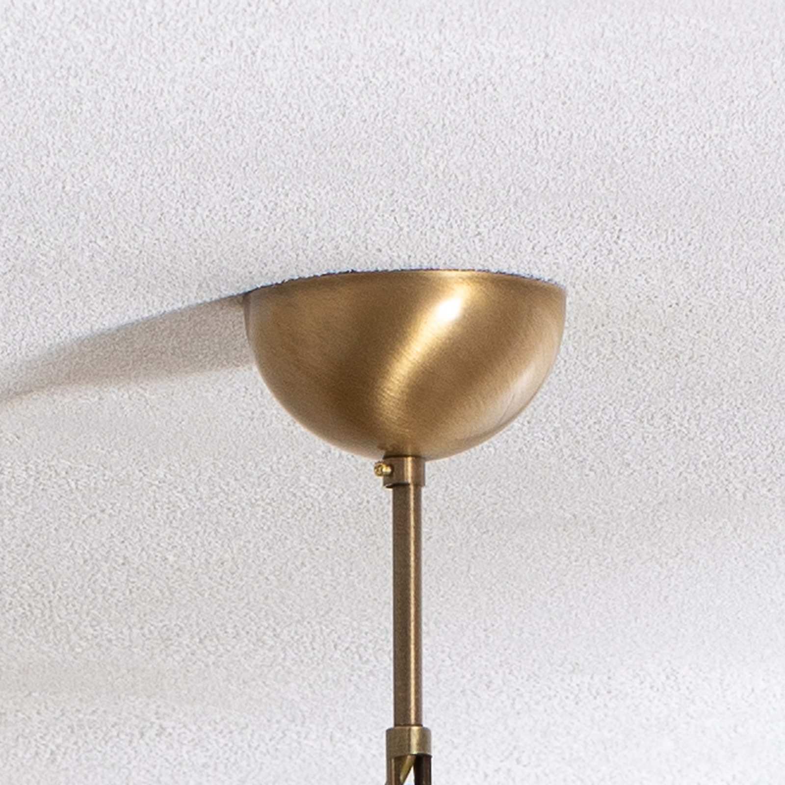 Lampadario Elizabeth Ø80cm metallo/cristallo 6flg. oro antico