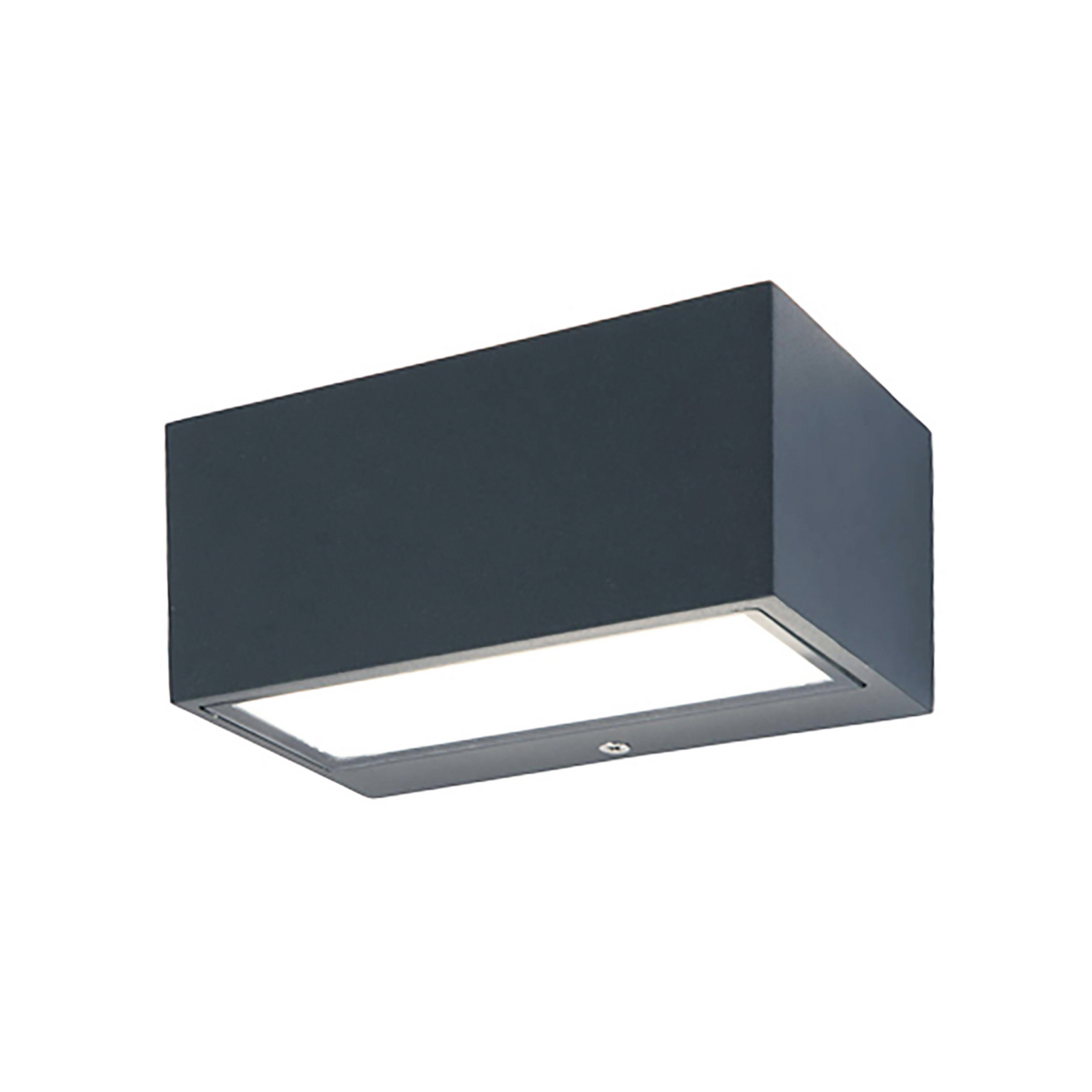 LED-Außenwandlampe GEMINI, dunkelgrau, 14 cm, IP54, up/down