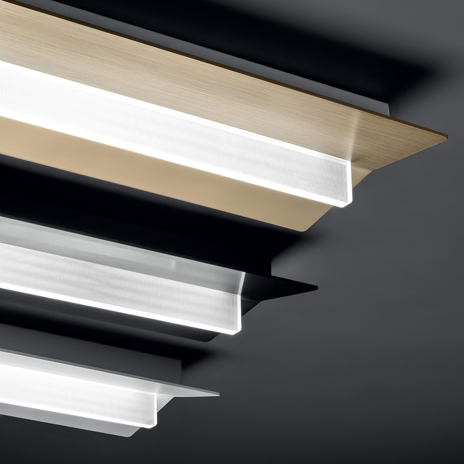LED Deckenleuchte Flurry, 100 cm, schwarz LED Deckenleuchte Flurry, 100 cm, schwarz
