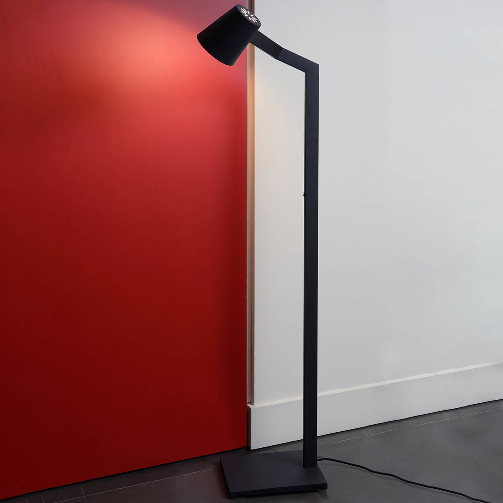 Photos - Chandelier / Lamp Lucide Mizuko - a purist floor lamp in black 