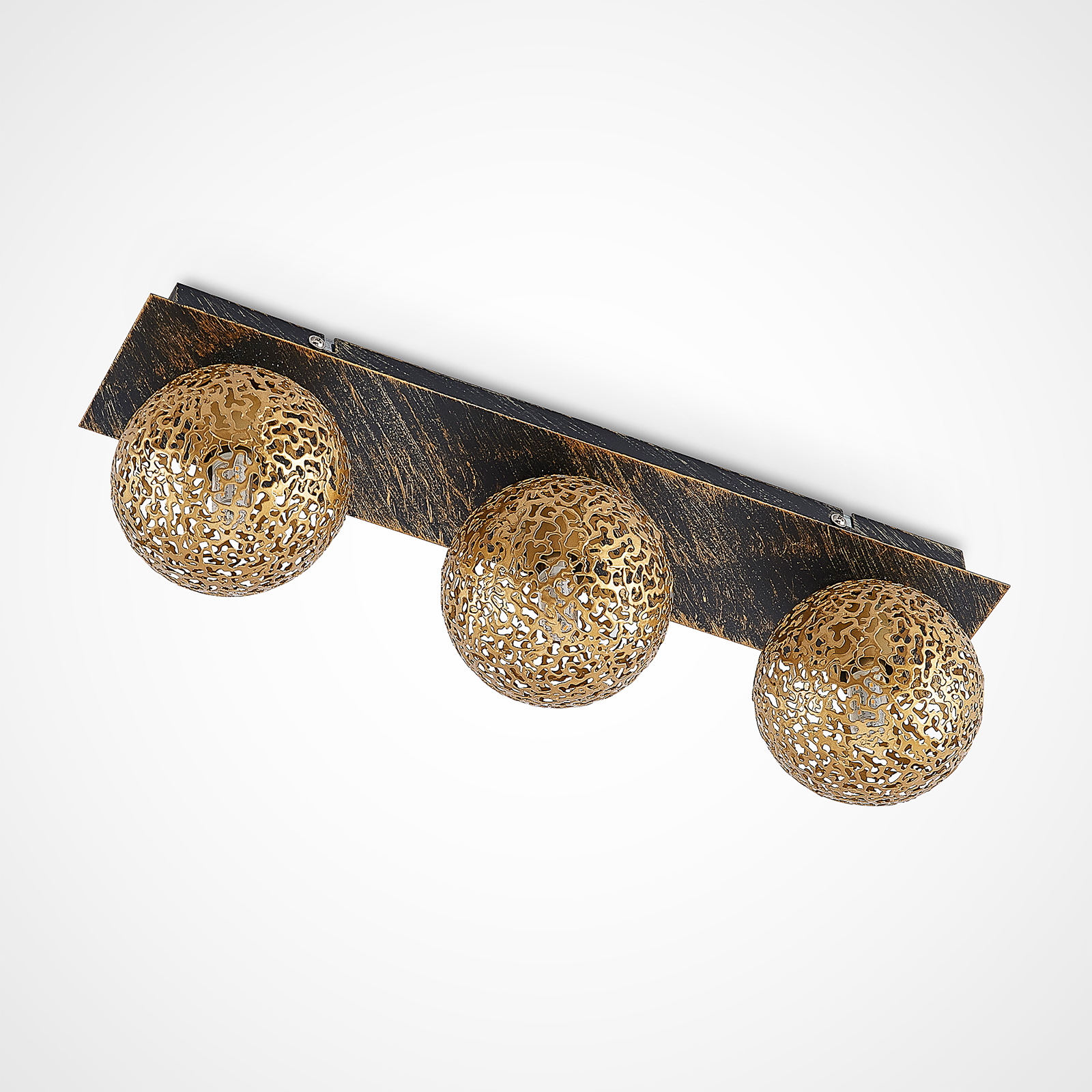 Lucande Evory lampa sufitowa, kątowa, 3-punktowa