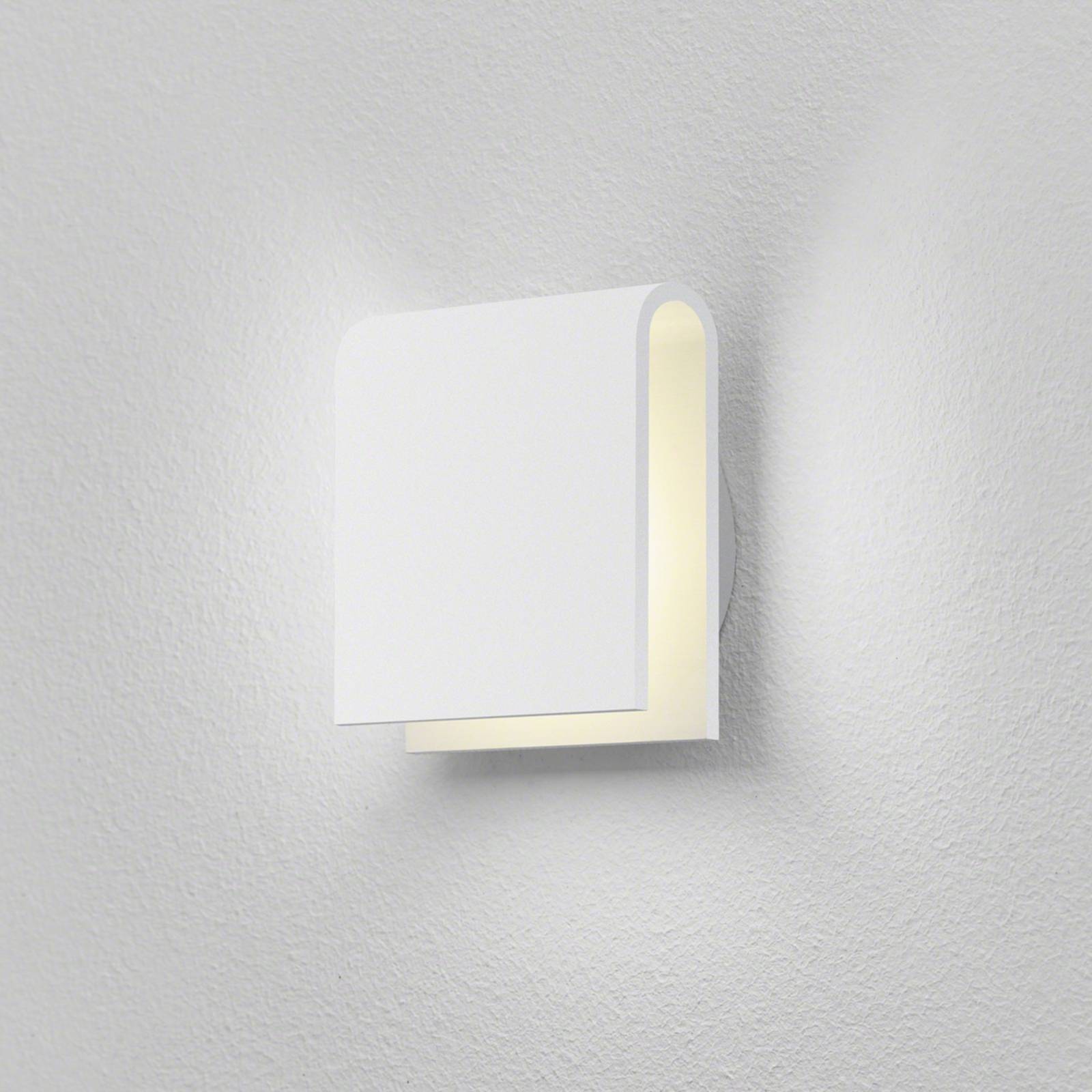 Helestra Cano LED-vægindbygningslampe hvid