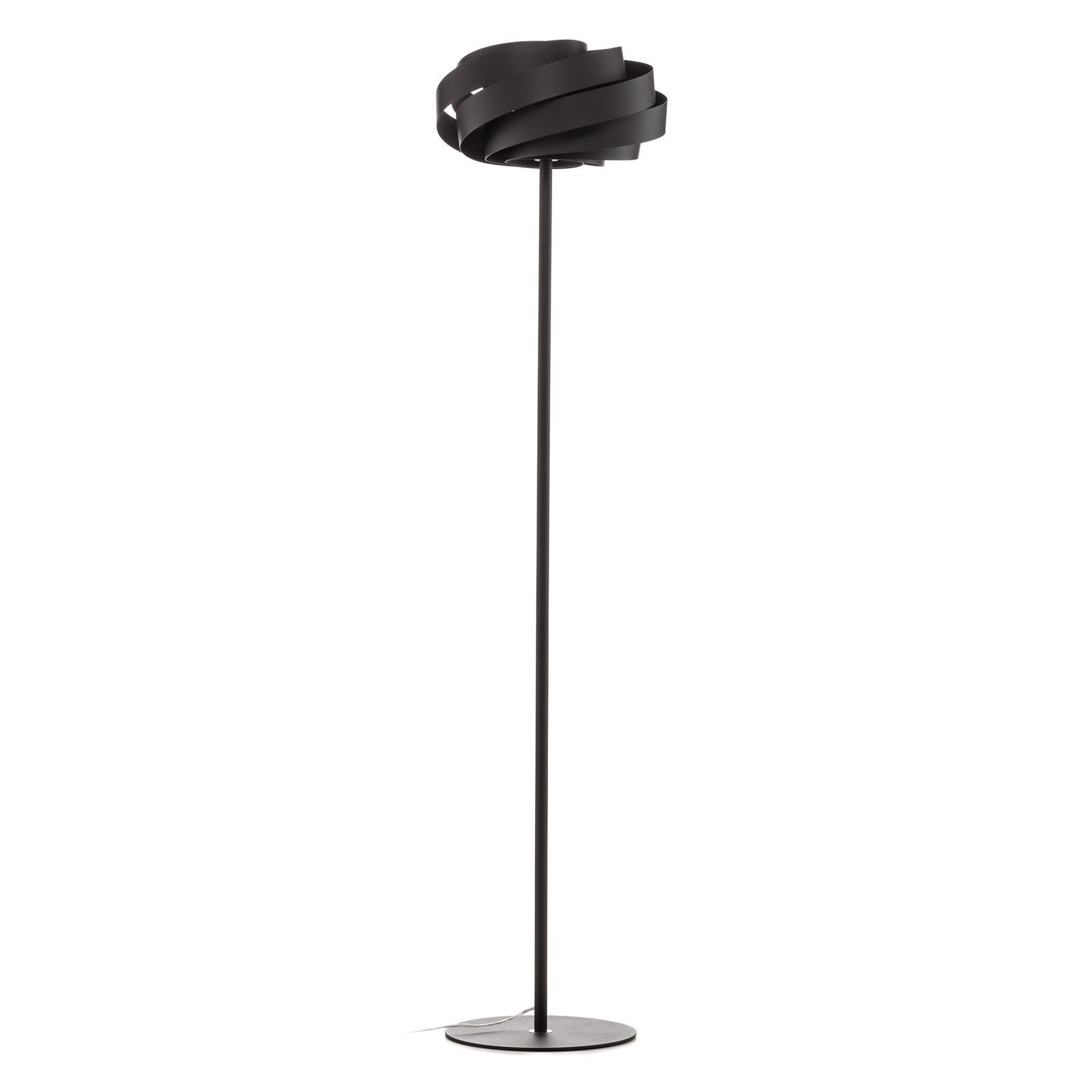 Stojací lampa Vento v černé barvě