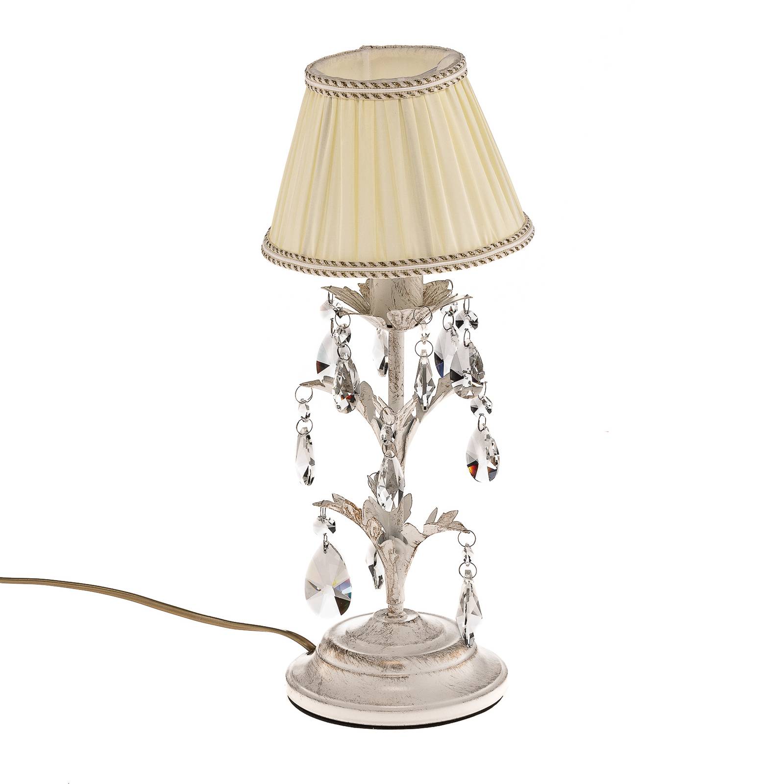 Onli Lighting - Onli karen Tischlampe mit rundem sich verjüngendem Schirm Elfenbein