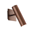 Wandleuchte 7540, holz brüniert, verstellbar, GU10