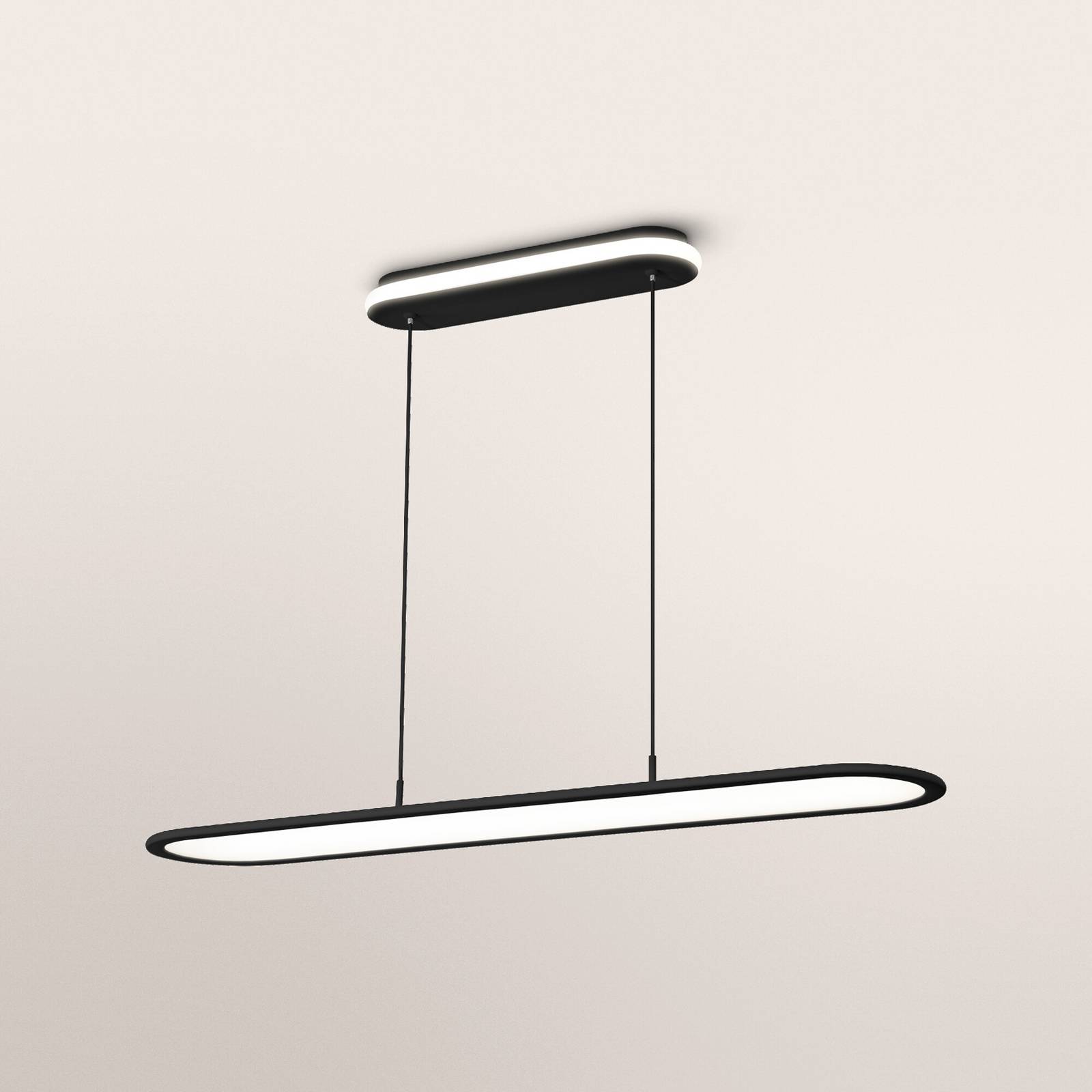 OSRAM LED-Pendel Office line panel Ellipse czarny 940 sączeniowy
