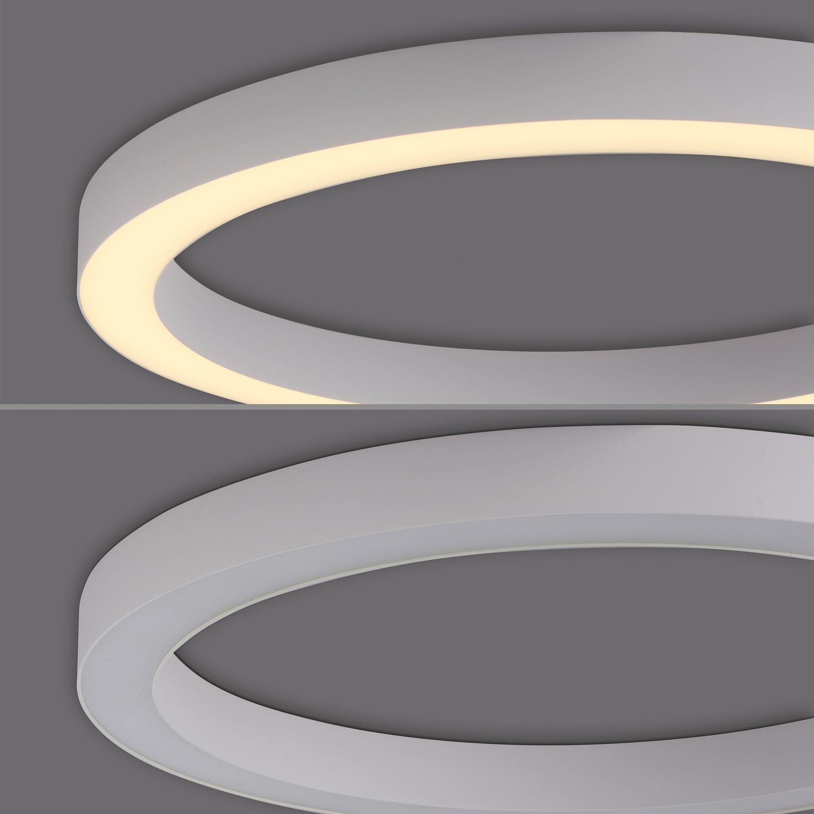 Lines LED-Deckenlampe, Ø50cm, weiß CCT, Fernbedienung - PURE Lines LED-Deckenlampe, Ø50cm, weiß CCT, Fernbedienung - PURE