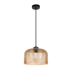 Luigi viseća svjetiljka, jantarno/crna, Ø 25 cm - Corep SAS