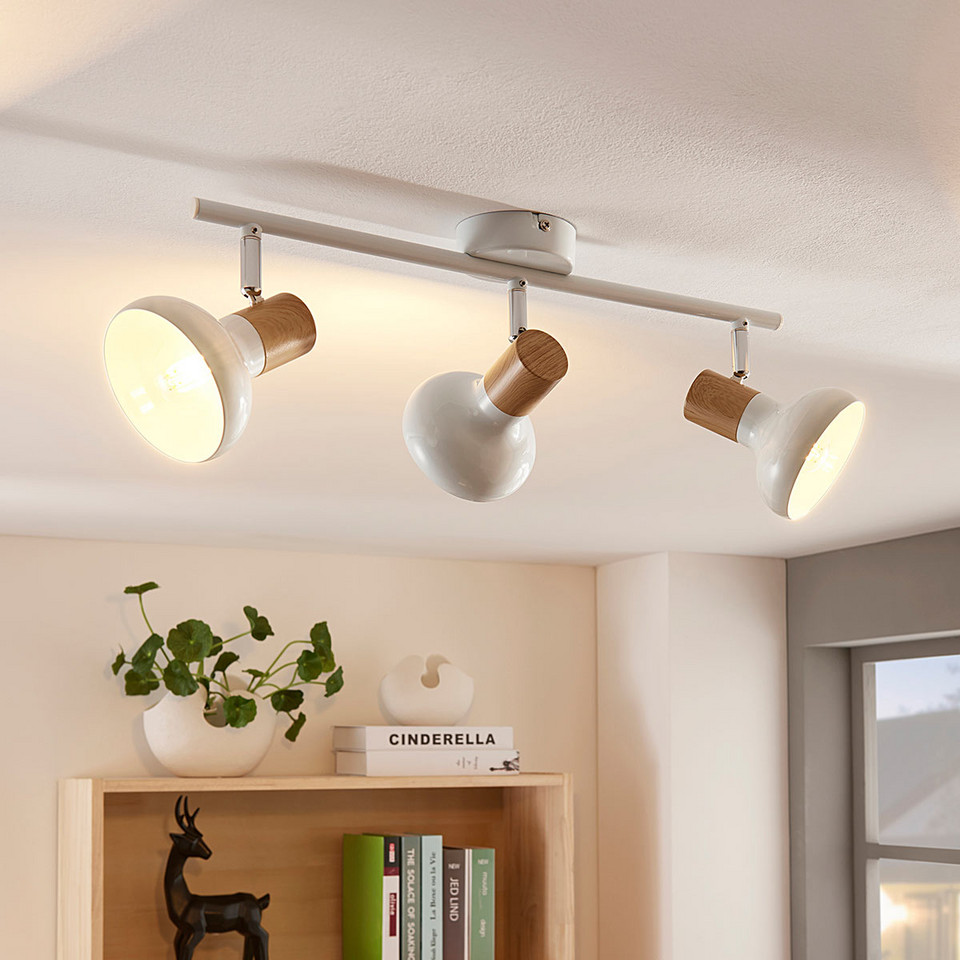 Lindby Fridolin 3 Plafond, vit från Lindby