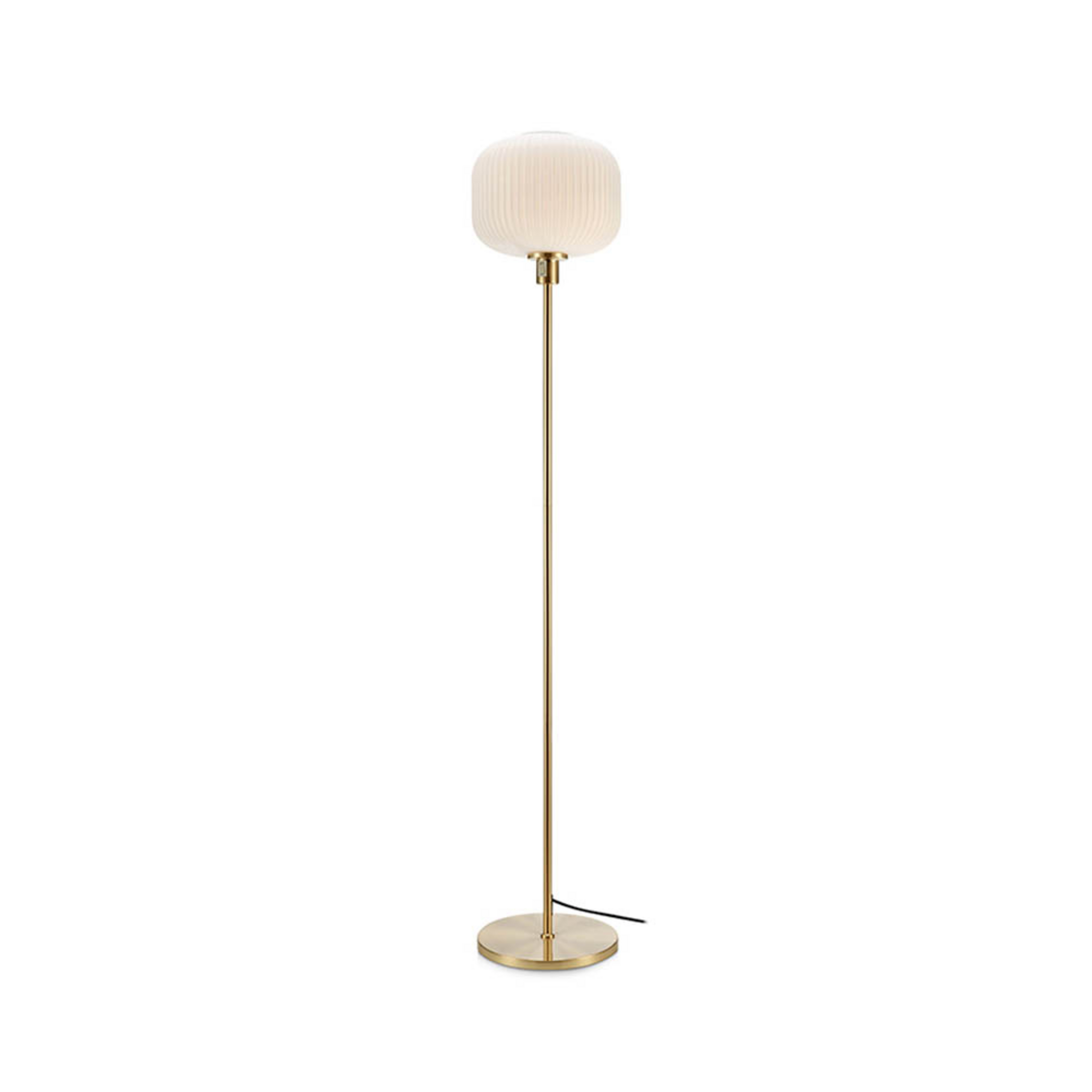 Sober Gulvlampe Brushed Brass/White - Markslöjd