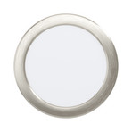 EGLO connect Smart-LED-Einbauleuchte Fueva 6-Z, grau, Ø 16cm
