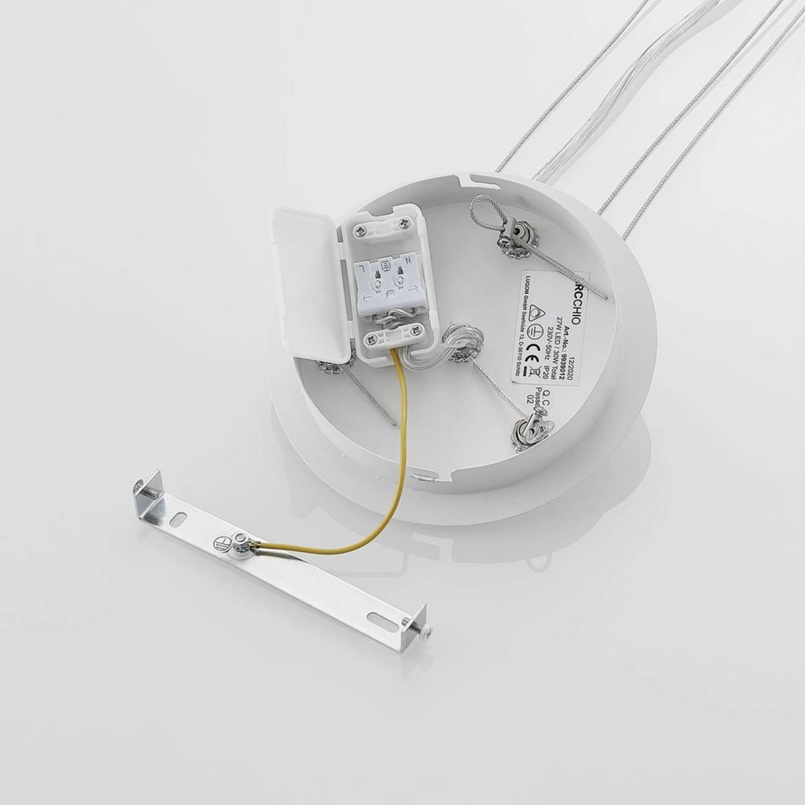 Noabelle LED Riippuvalaisin Ø40 White - Arcchio