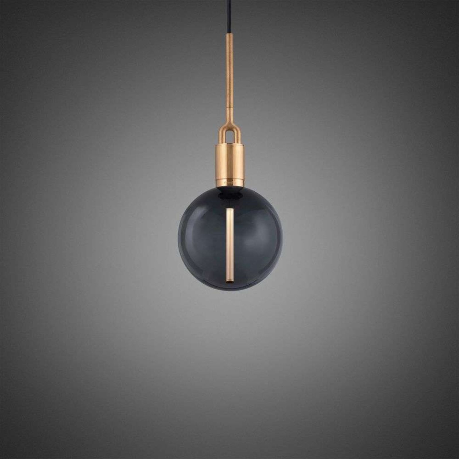 Forked Globe Lustră Pendul Dim. Medium Smoked/Brass - Buster+Punch