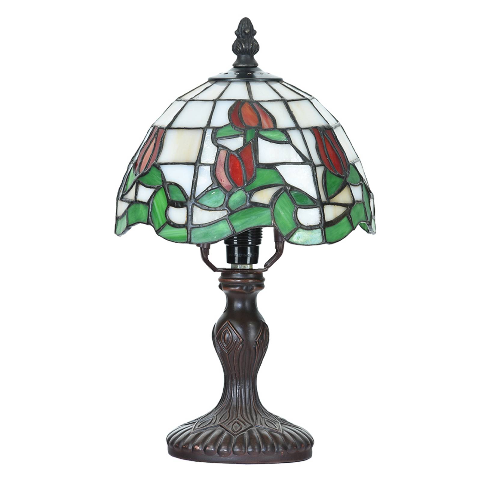 Clayre&Eef Lampe à poser 5LL-6179 au style Tiffany