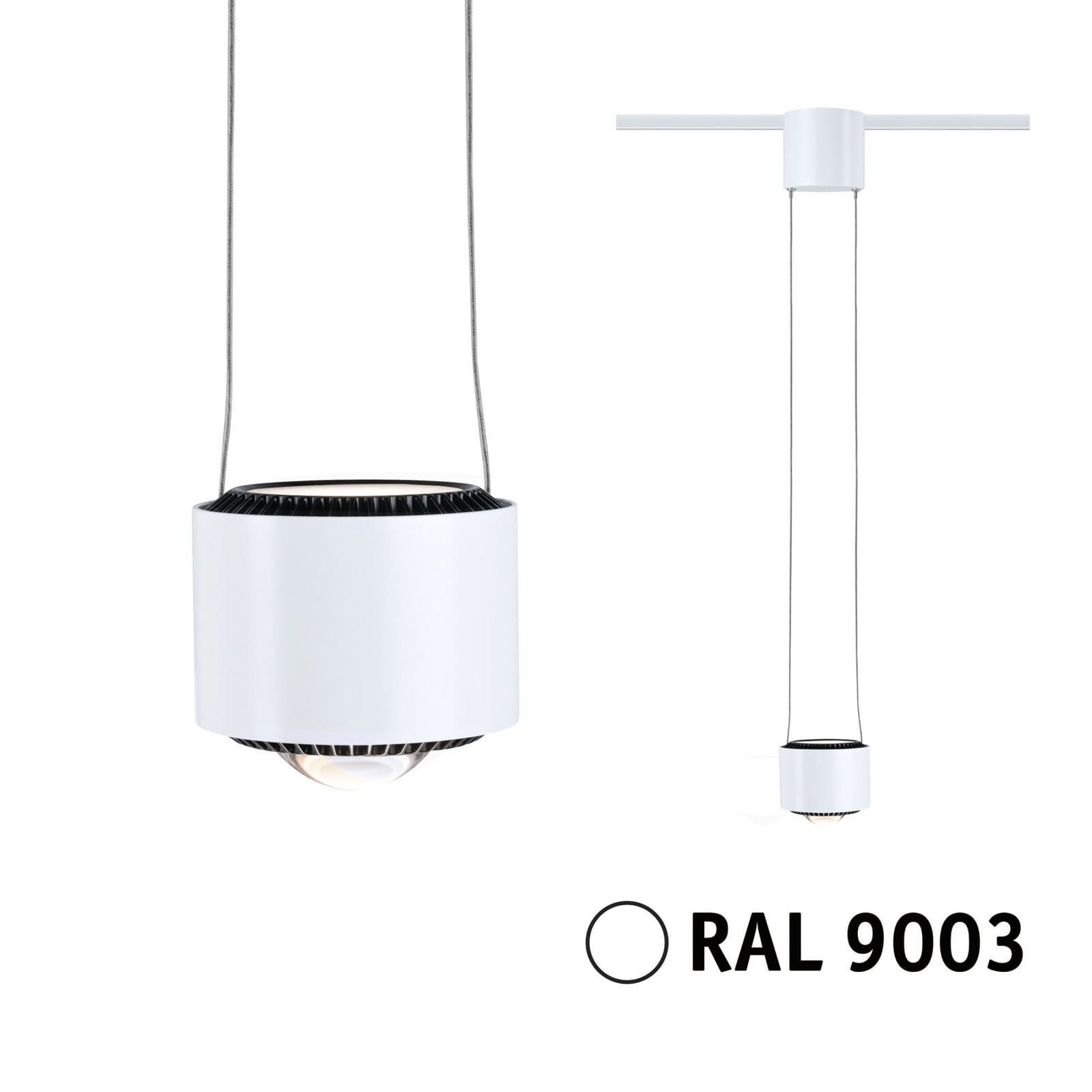 Paulmann URail LED hanglamp Aldan, signaalwit, 4.000K Paulmann URail LED hanglamp Aldan, signaalwit, 4.000K