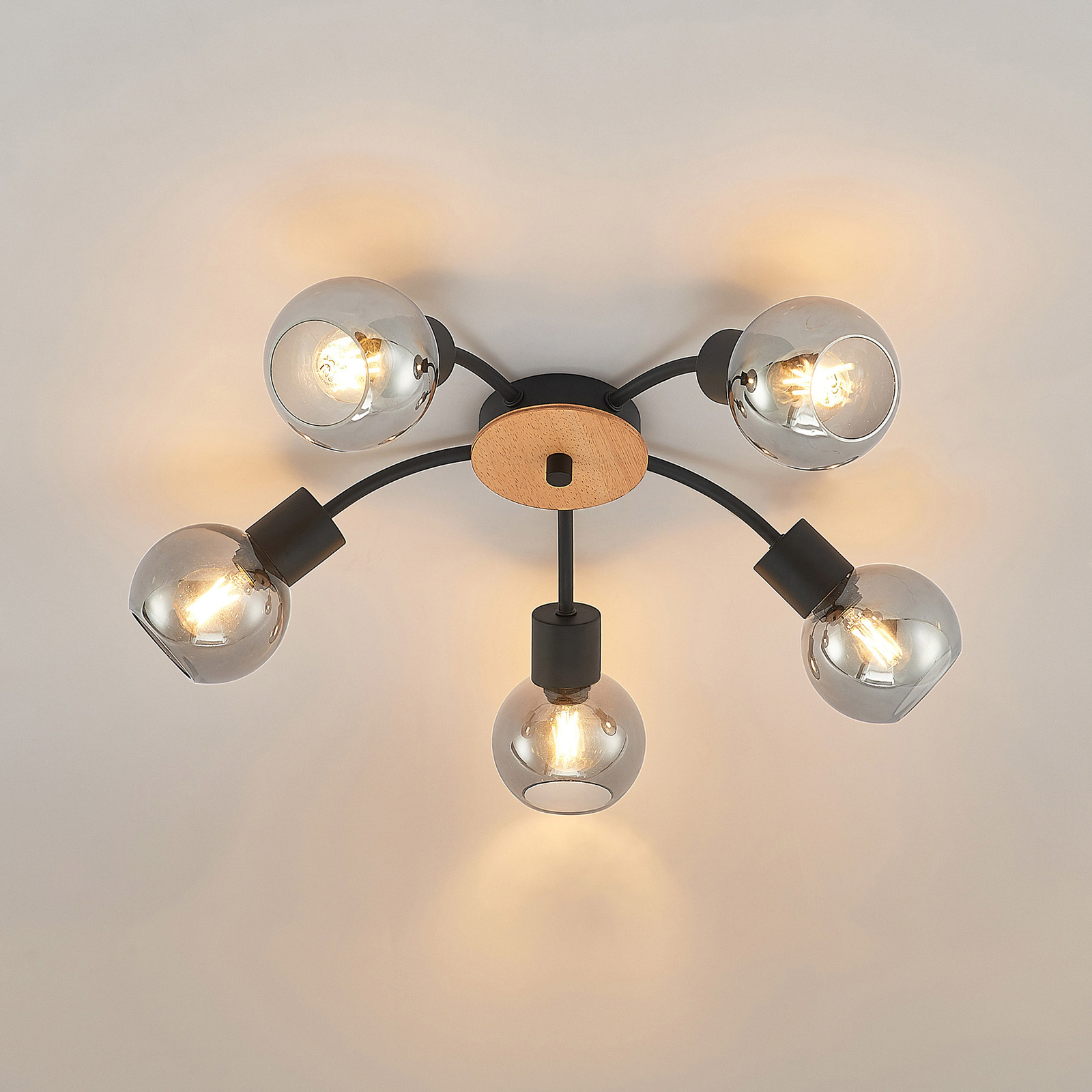 5 bulb ceiling light fixture