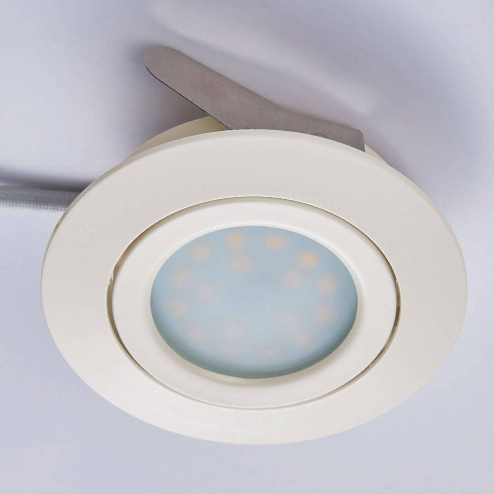 Andrej Round LED Spotul Încastrat Cream - Lindby