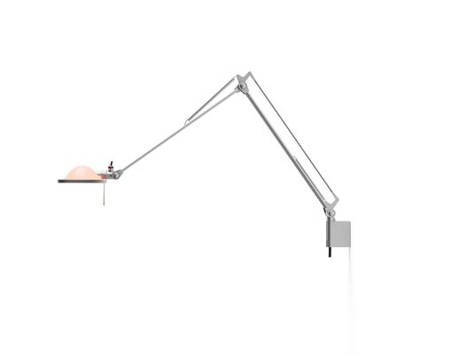 Berenice Wall Lamp 45x45 Pink Glass/Aluminium - Luceplan