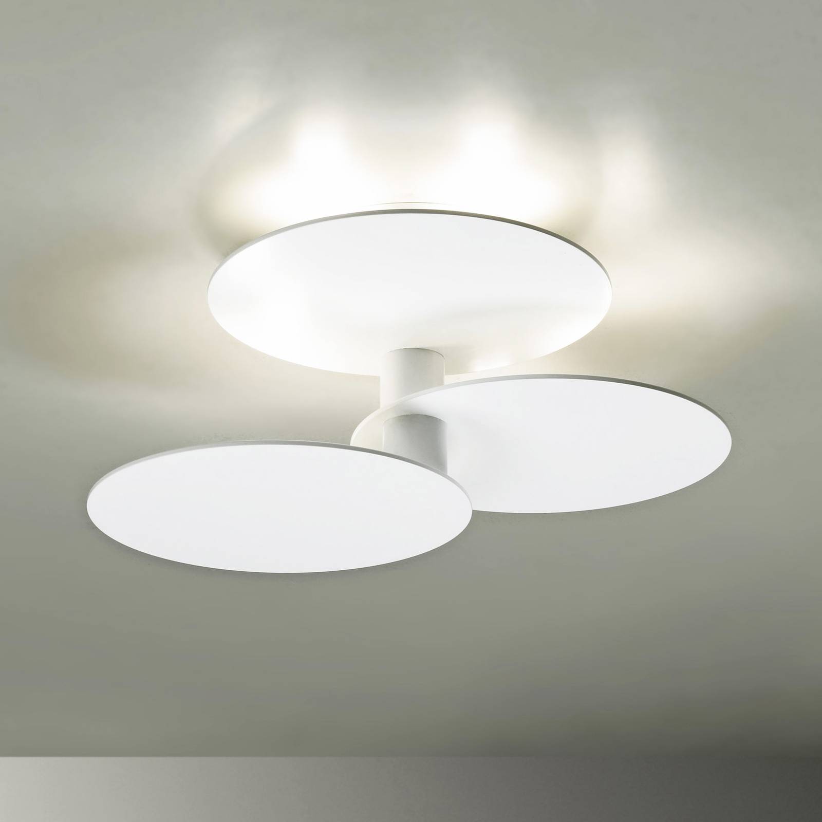 Casablanca Trevo plafonnier LED blanc