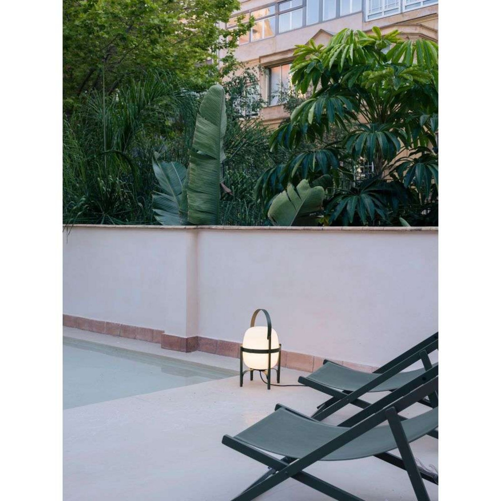 Cesta Exterior Lampadar de Exterior Black - Santa & Cole