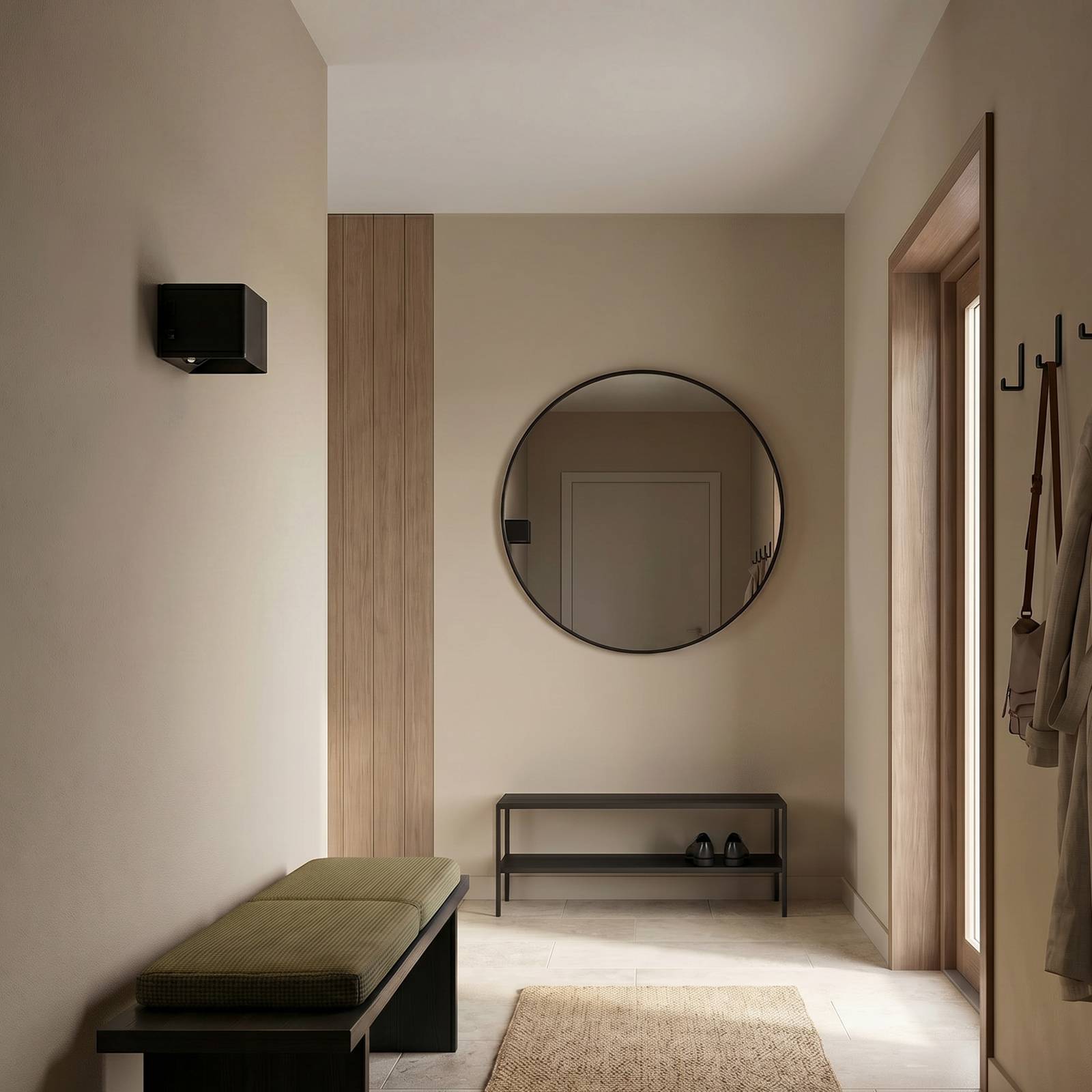 Näve Näve Cube Led Wall Light Battery, Magnetic, Black 