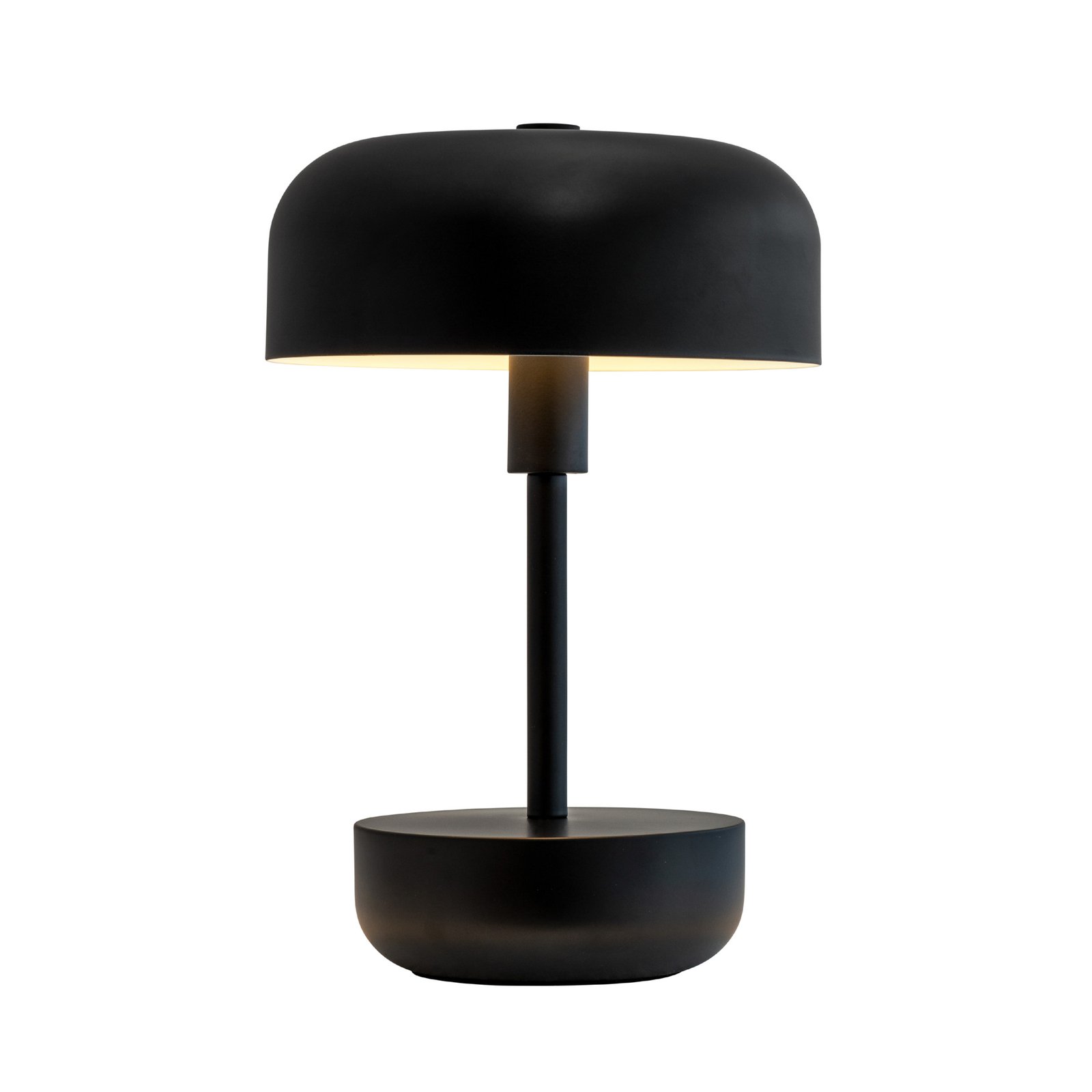 Dyberg Larsen Haipot LED asztali lámpa újratölthető akkumulátor fekete