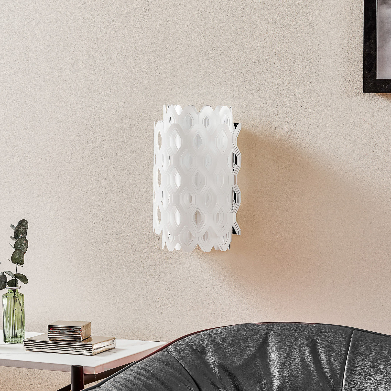 Slamp Charlotte wall light with honeycomb pattern