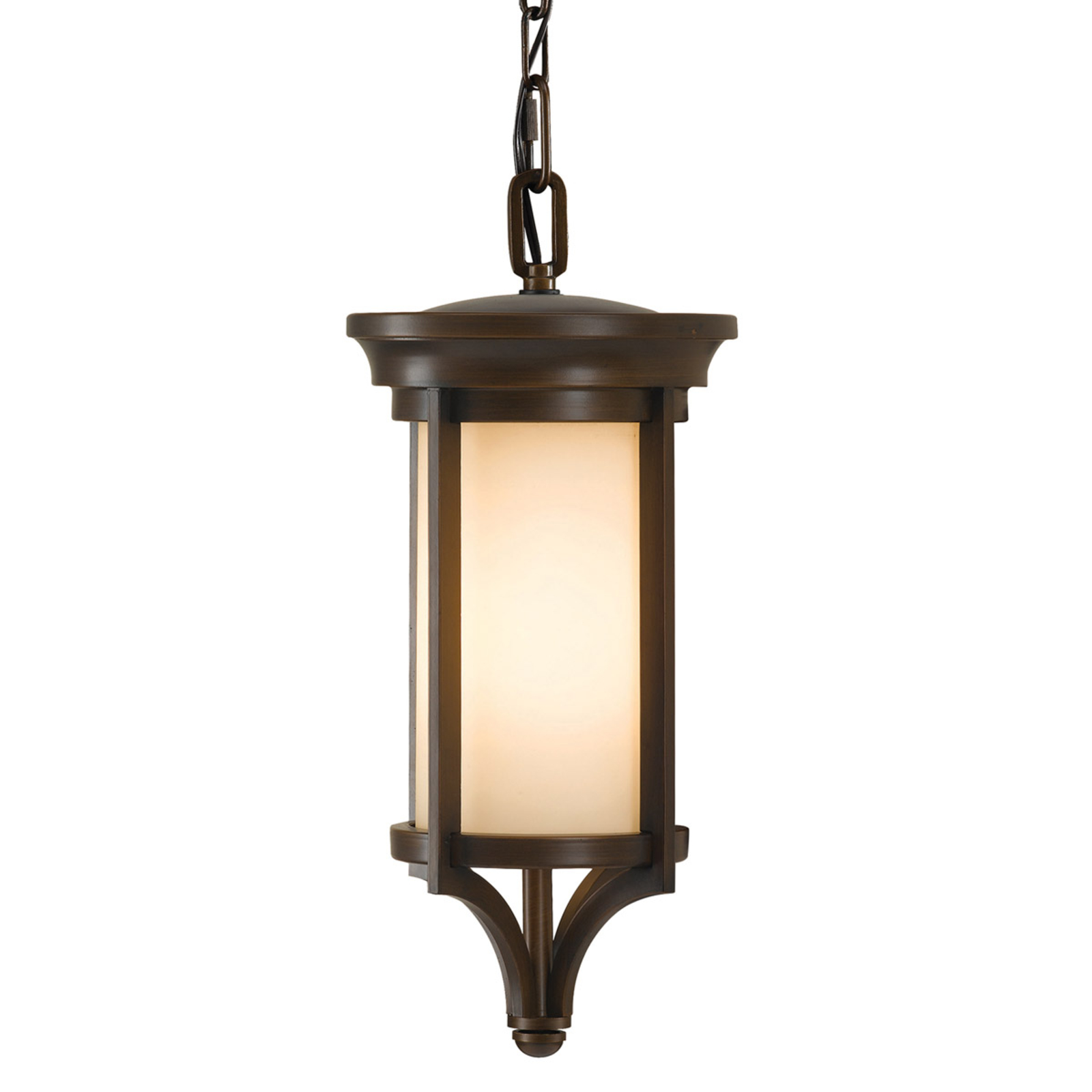 Hanglamp Merrill voor buiten in brons