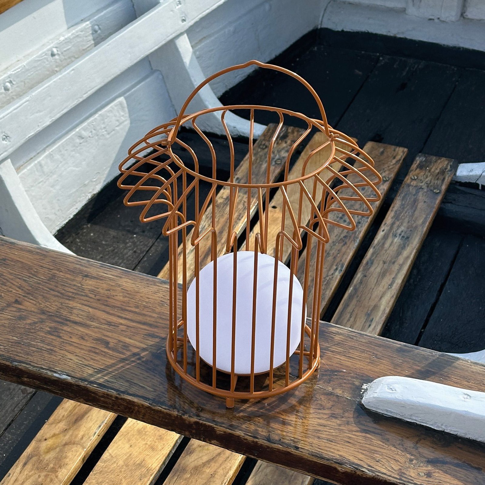 Basket Outdoor Lantern Terracotta - DybergLarsen