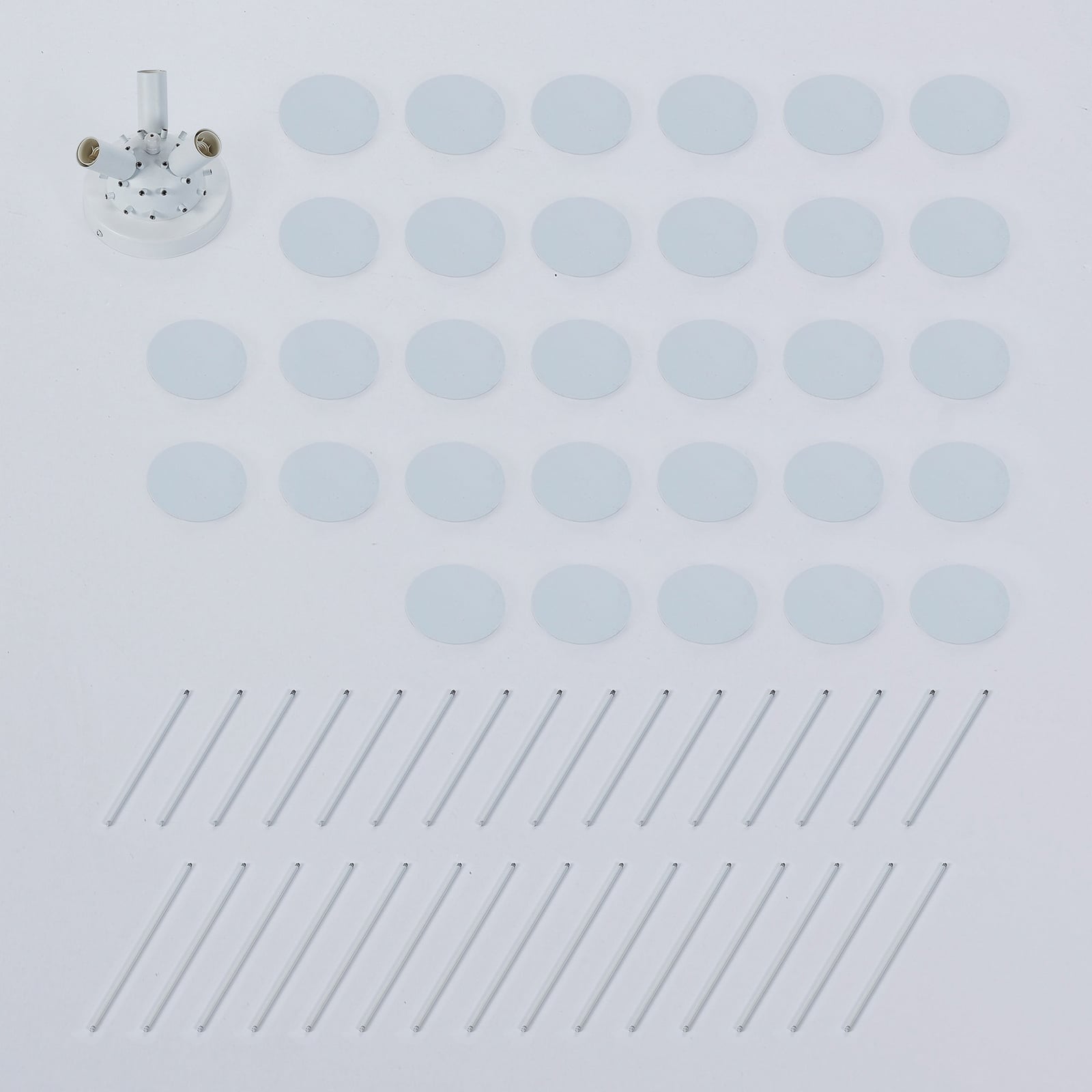 Kinan Candeeiro de Tecto White/Chrome - Lindby