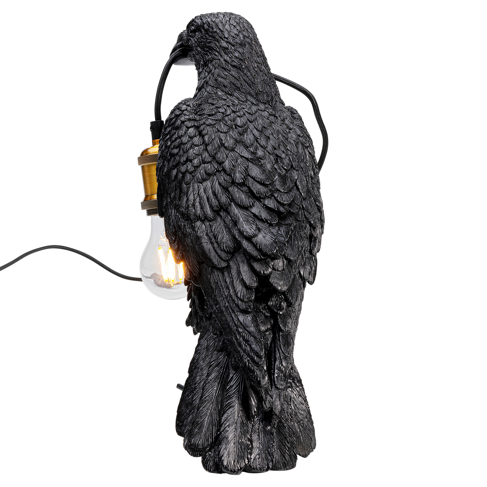 KARE Animal Crow table lamp in the form of a crow
