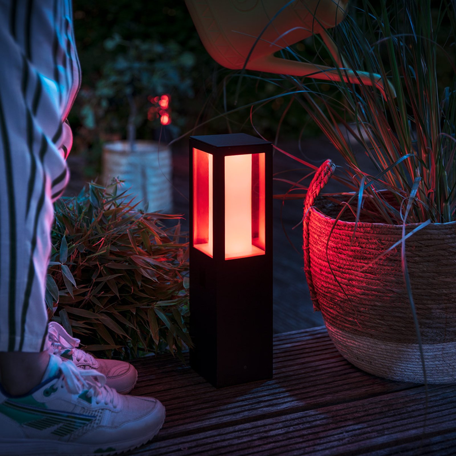 Impress Hue 24V Słupek Oświetleniowy Ogrodowa Low White/Color Amb. - Philips Hue
