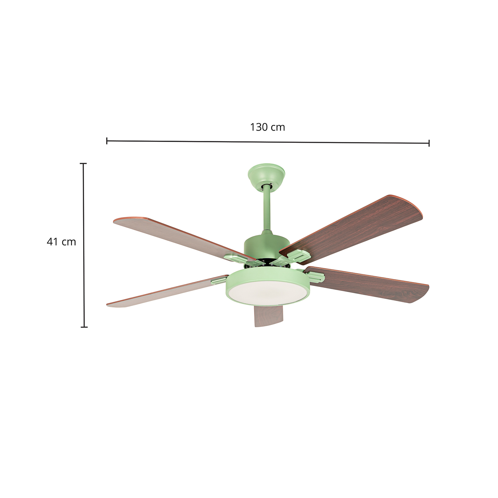 Starluna Rivando LED stropní ventilátor CCT zelená