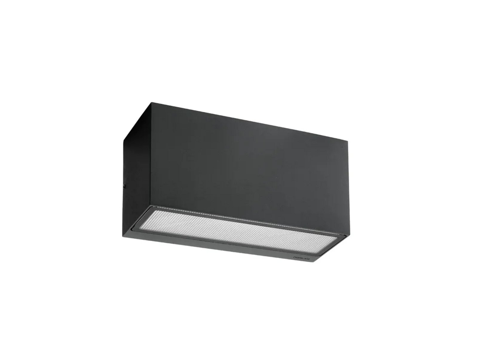 Asker Down LED Outdoor Wall Lamp L22,5 Black - Norlys