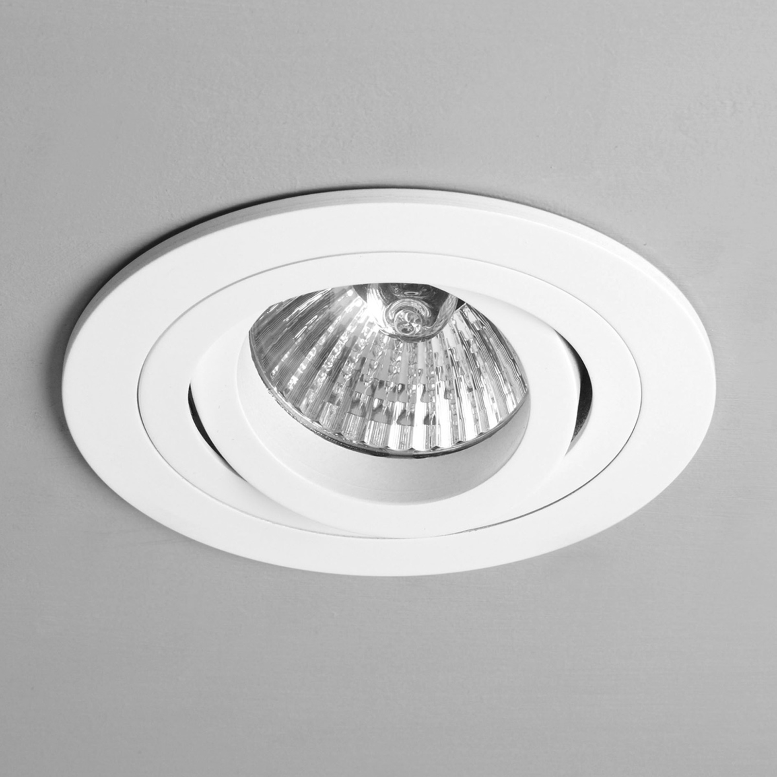 Astro Taro Round Adjustable downlight Ø 9.2 cm, for Living / Dining Room, aluminium, GU10, 6 W, energy efficiency: A+, H: 8.5 cm