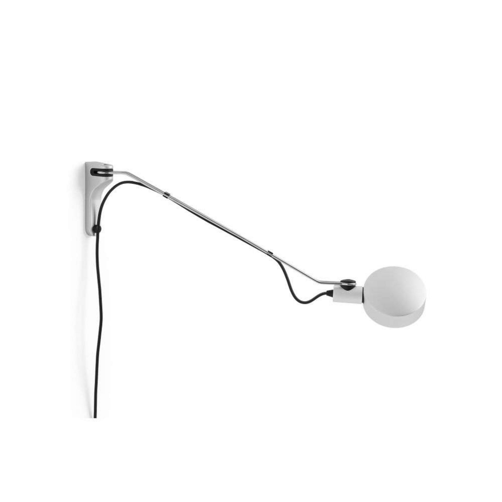 Cupola Aplique de Pared Lamp Claro Anodised/Alu - Hay