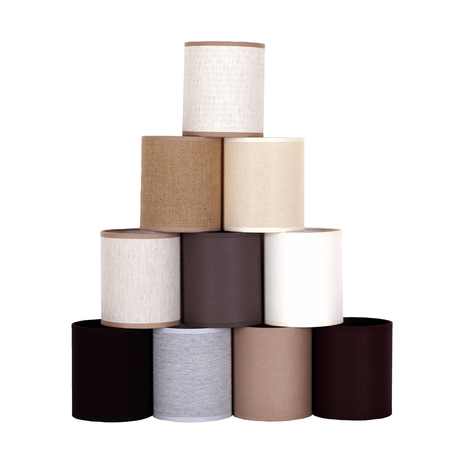 Abat-jour Roller, gris, Ø 13 cm, 15 cm de haut