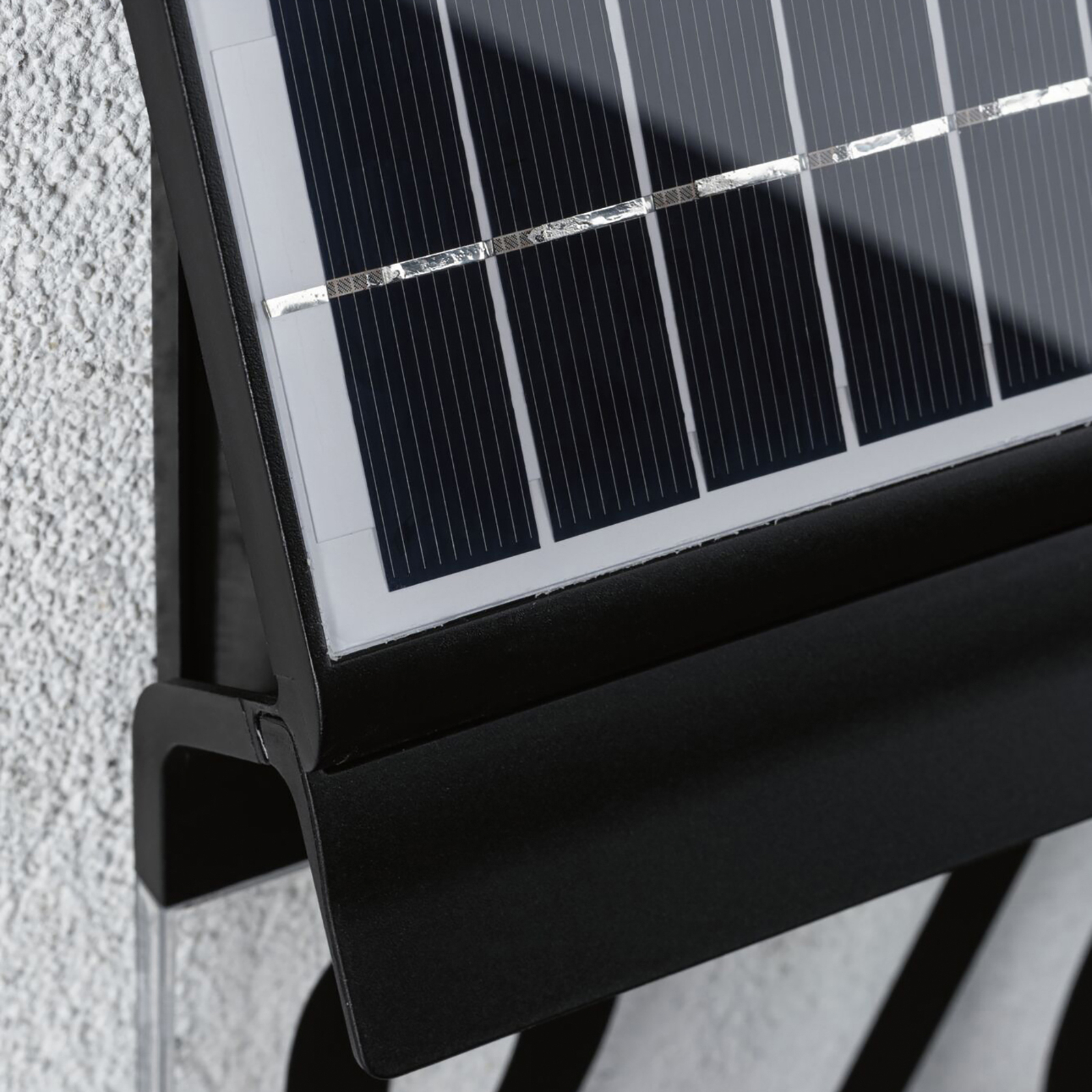 Paulmann solar-huisnummer lamp Neda in zwart