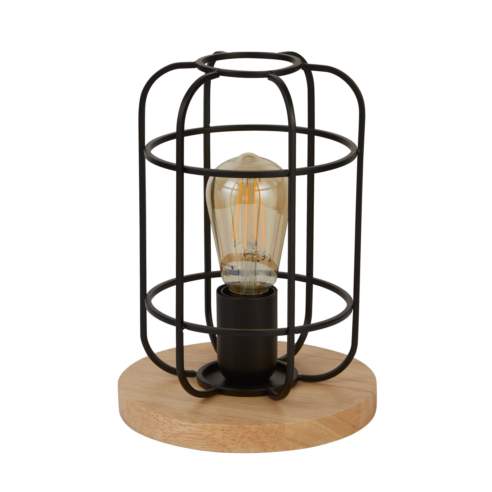 Tischlampe Cage II mit Käfigschirm