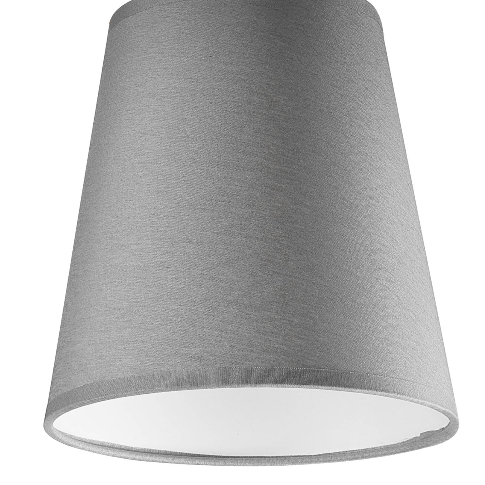Envostar Envostar Risco stropní lampa 1 světlo látkové stínidlo šedá