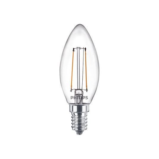 Ljuskälla LED 2W Glas Kron (250lm) E14 - Philips