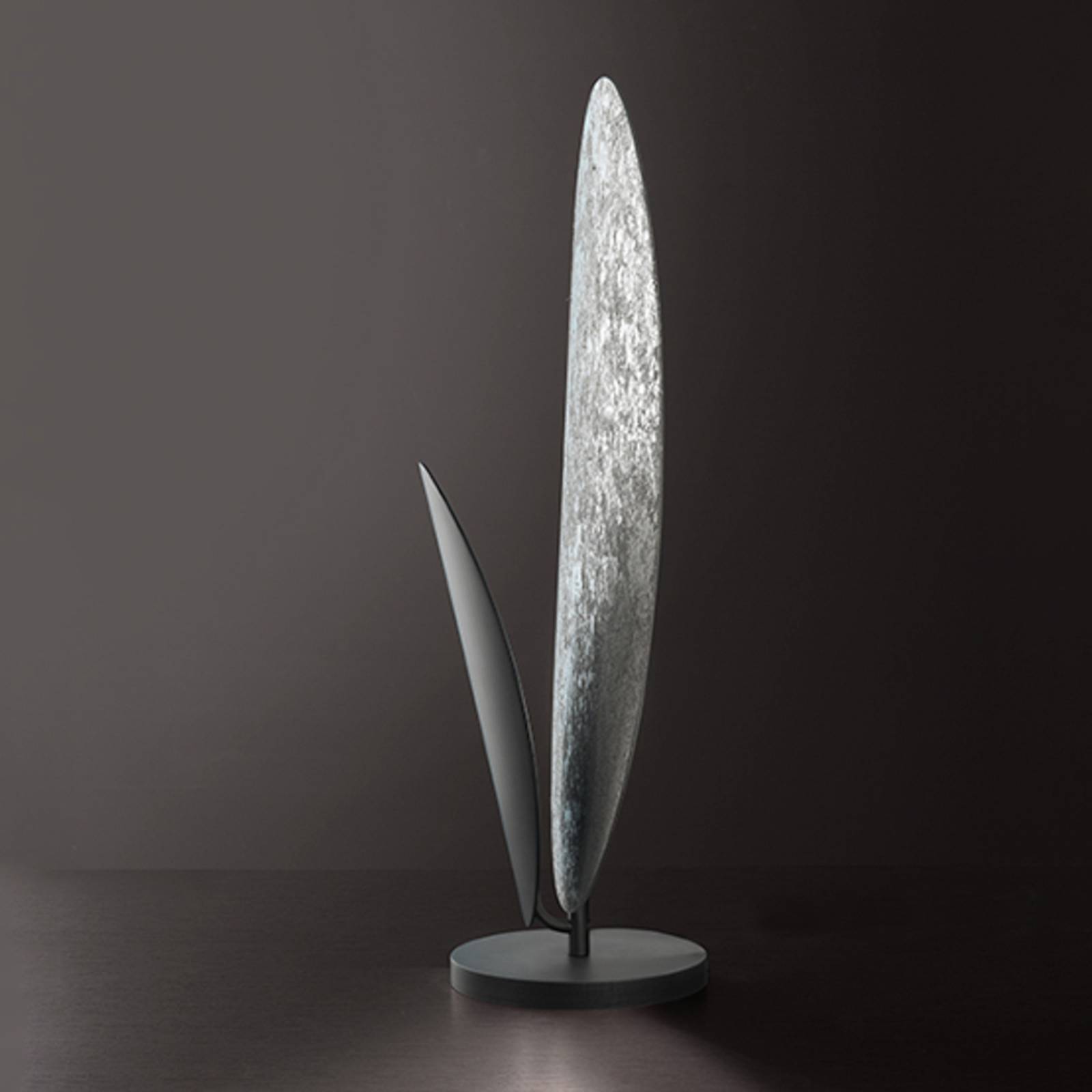 Icone masai asztali lámpa 927 magasság 74cm ezüst/vas