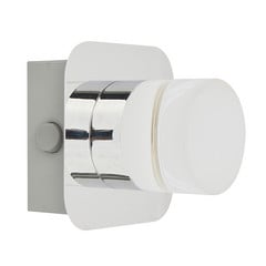 Aplique LED Stefanie con interruptor, cromo