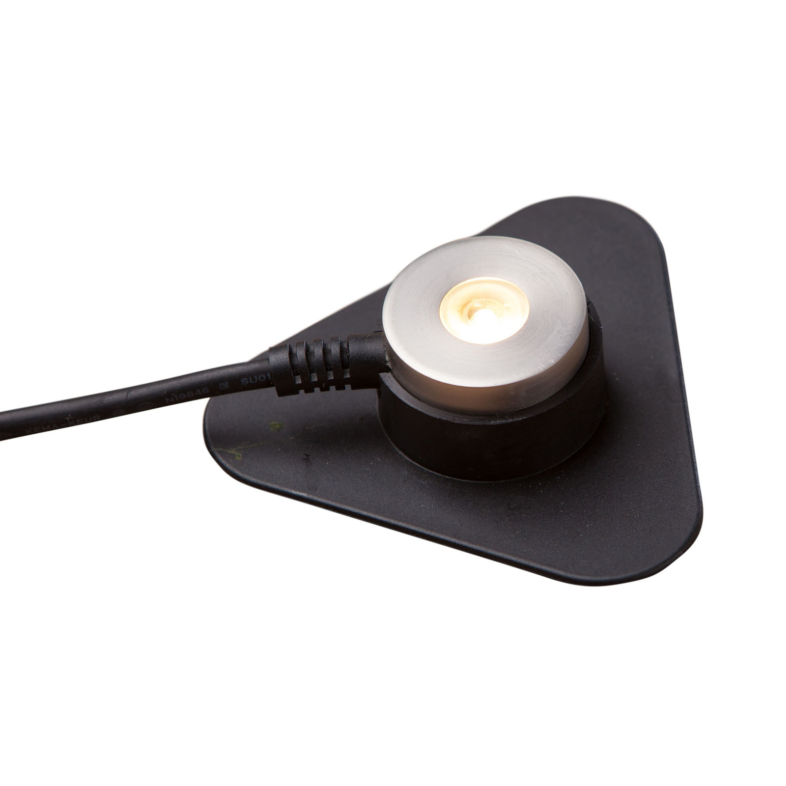 Heissner Smart Lights LED-spot til vandfald - smart udendørsbelysning - sort, sølvfarvet - plast, messing