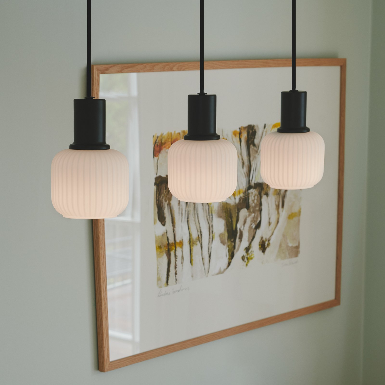 Milford 3 Mini Pendant Rail Black - Nordlux