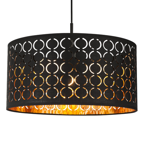 Lampa wisząca Harald w stylu orientalnym czarna