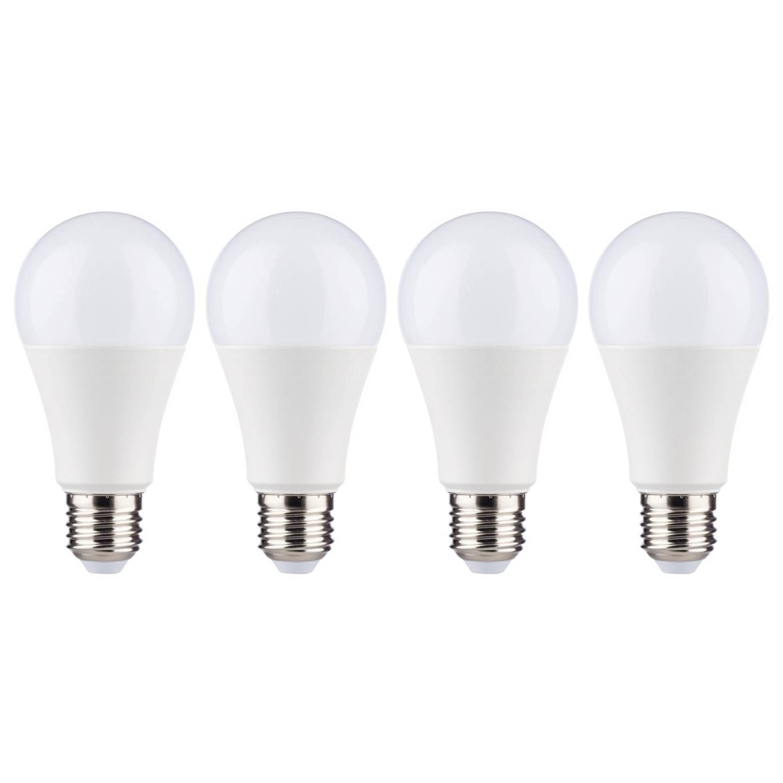 LED-lampa E27 12 W 2 700 K opal i 4 pack
